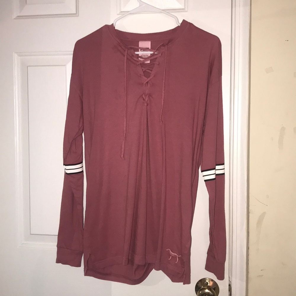 PINK vs long sleeved shirt